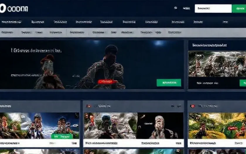 Interface da 580.COM com várias opções de apostas esportivas