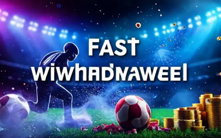 Representação visual de saques rápidos em apostas